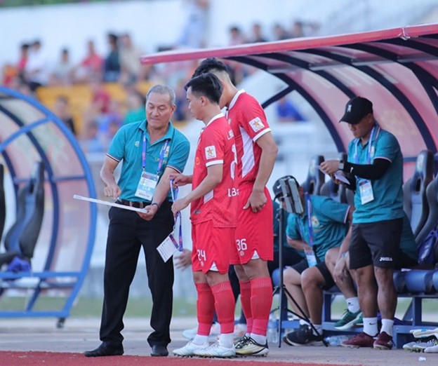 HLV Quang Sang mang đến làn gió mới cho lối chơi CLB Đồng Nai. Ảnh: Thanh Phú.