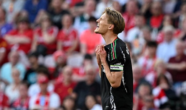 Odegaard suýt chút nữa ghi bàn chốt hạ trận đấu.