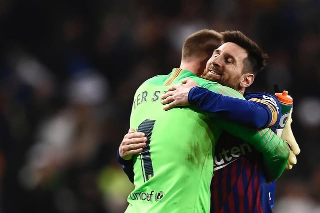 Ter Stegen và Messi đã cùng nhau giành nhiều vinh quang.