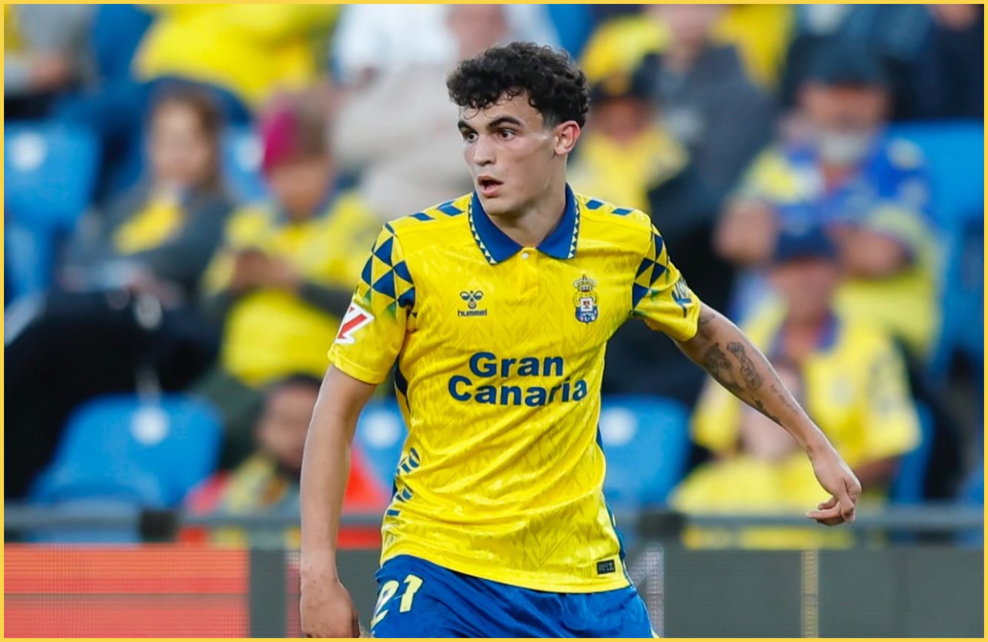 Stefan Bajcetic đang nỗ lực giúp Las Palmas trụ hạng.