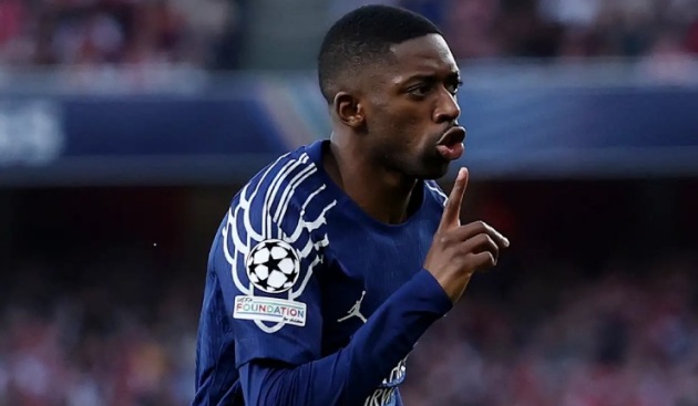 Dembele: 'PSG khát khao vô địch Champions League nhất'