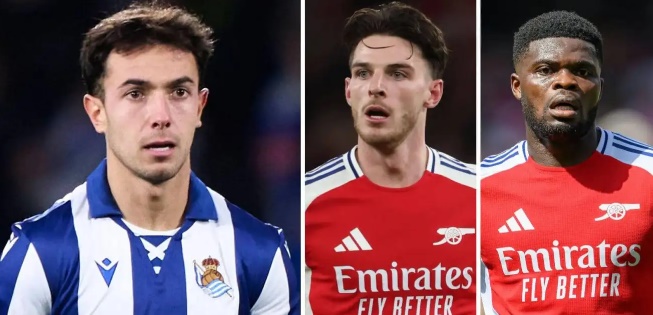 Zubimendi và bộ ba tiền vệ Arsenal: Ai nổi bật hơn?