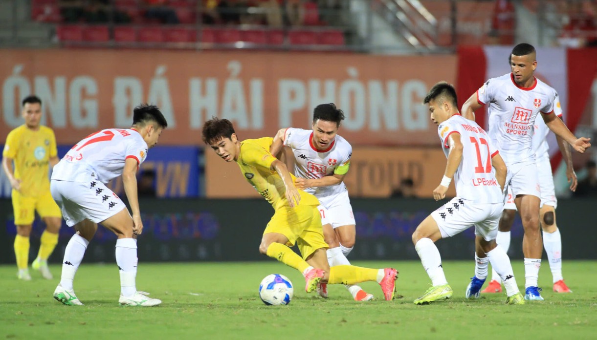 Thanh Hóa gục ngã trước Hải Phòng. Ảnh: VPF.