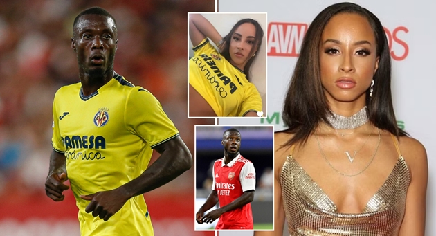 Teanna Trump và Nicolas Pepe được cho là đang sống cùng nhau.