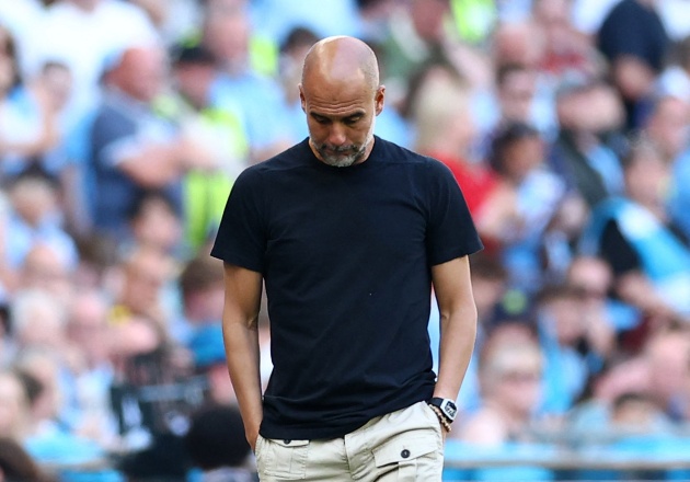 Thầy trò Pep Guardiola dù thi đấu rất nỗ lực, nhưng không thể tìm bàn gỡ.
